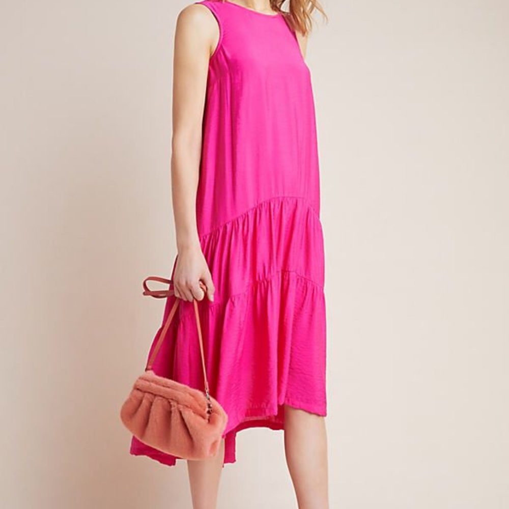 Anthropologie Maeve Marlene tiered maxi dress NWT